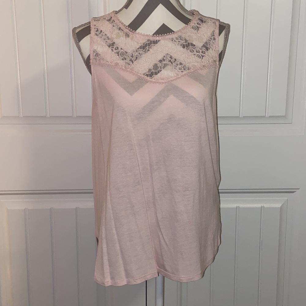 H&M Womens M pale pink tank top